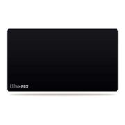 Black Plain Playmat With Logo