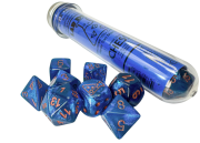 Borealis Midnight/Copper Polyhedral 7-Die Set (with bonus die)