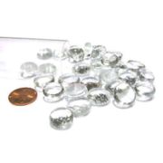 Clear Glass Stones in 4" Tube (Qty 40)