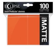 Eclipse Pumpkin Orange Matte Deck Protector 100ct