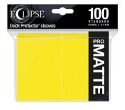 Eclipse Lemon Yellow Matte Deck Protector 100ct