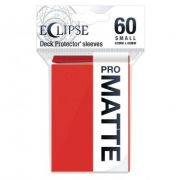 Eclipse Apple Red Small Matte Deck Protector 60ct