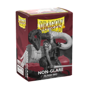 DS Non-Glare Matte Blood Red Sleeves 100ct