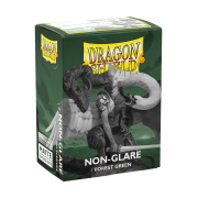 DS Non-Glare Matte Forest Green Sleeves 100ct
