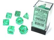 Borealis Luminary Light Green/Gold Polyhedral 7-Die Set