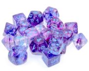 Nebula Luminary Nocturnal/Blue Polyhedral 7-Die Set