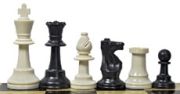 Plastic Chess Piece (king 3 3/4'' Club) Weighted