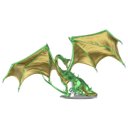 DD5 Icons: Adult Emerald Dragon Premium Figure