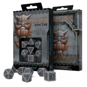Dwarven Dice Set: Gray & Black