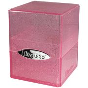 Satin Cube Glitter Pink