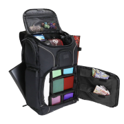 Magic the Gathering Deck Backpack with Customizable Interior (Black)