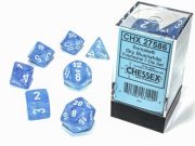 Borealis Luminary Sky Blue/White Polyhedral 7-Die Set