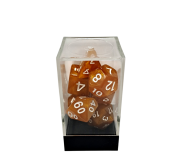 Marble Yellow/White Polyhedral 7-Die Set