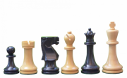 Old Vintage 3.75" Ebonised Chess Pieces