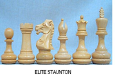 Elite Staunton 3.5" Shisham Chess Pieces