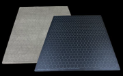 Battlemat Reversive Black/Grey 1" Squares (23.5" x 26")