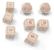 The One Ring RPG White Dice Set