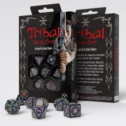 Tribal Dice Set: Blue-Green & Beige