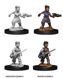 Pathfinder: Deep Cuts Female Halfling Rogue Minis