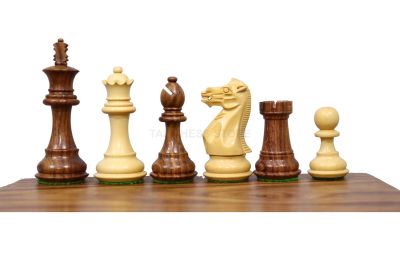 Elite Staunton 90mm Sheesham Chess Pieces