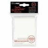 WHITE DECK PROTECTOR 50-CT
