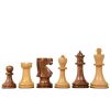 Old Vintage 3.75\" Rosewood Chess Pieces