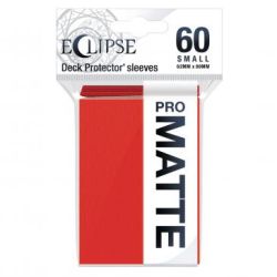Eclipse Apple Red Small Matte Deck Protector 60ct