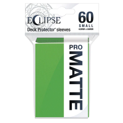 Eclipse Lime Green Small Matte Deck Protector Sleeves 60ct