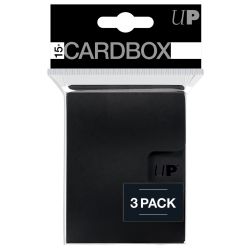 PRO 15+ Card Box 3-pack Black