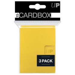 PRO 15+ Card Box 3-pack Yellow
