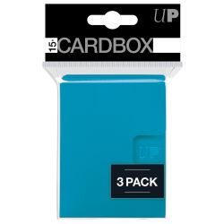 PRO 15+ Card Box 3-pack Light Blue