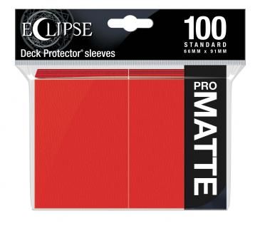 Eclipse Apple Red Matte Deck Protector 100ct