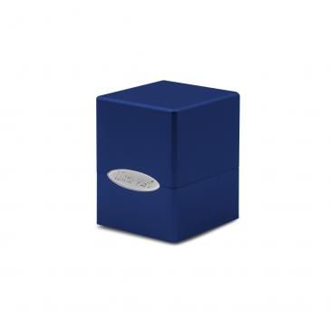 Pacific Blue Satin Cube