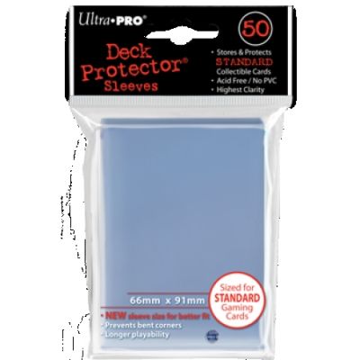 CLEAR DECK PROTECTOR 50-CT