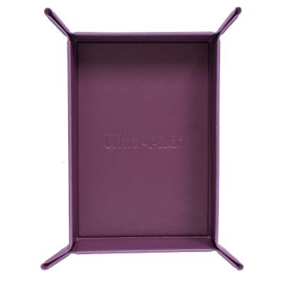 Vivid Magnetic Foldable Dice Tray: Midnight Plum