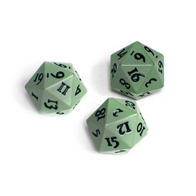 VIVID Heavy Metal D20 Dice Cool Matcha