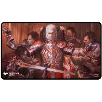 Commander Series Release 3 Black Stitched Playmat Edgar (Fan Vote) for Magic: The Gathering