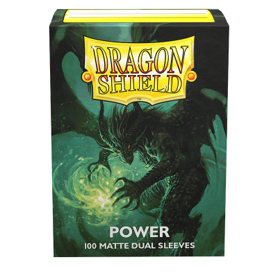 DS Matte Dual Mettalic Green/Power Sleeves 100ct