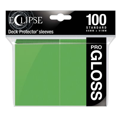 Eclipse Gloss Lime Green Deck Protector 100ct