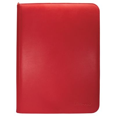 Vivid 4-Pkt Red Zippered PRO-Binder