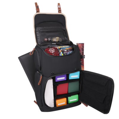 Full Size TCG Storage Box Backpack Designer Ed. (Black)