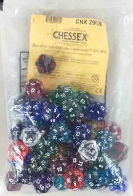 Translucent D20 Loose Polyhedral Dice