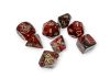 Borealis Cosmos/Gold Polyhedral 7-Die Set (w/ bonus die)