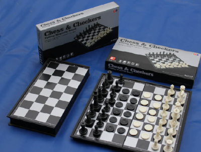 Magnetic Large Size Chess & Checker