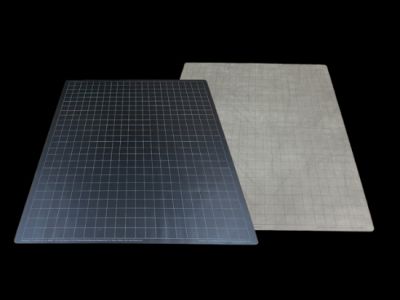 Battlemat Reversive Black/Grey 1" Squares (23.5" x 26")