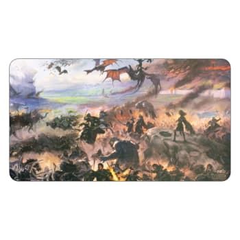 Magic The Gathering: Tales of Middle-Earth Black Stitched Playmat (Borderless Scene)