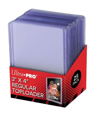 3x4" Clear Regular Toploader (25ct Pack)