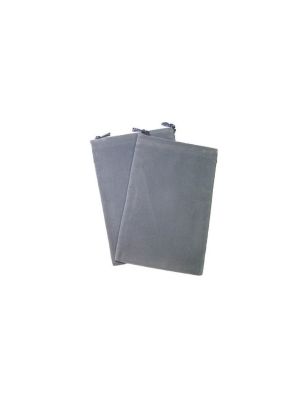 Small Grey Suedecloth Dice Bags