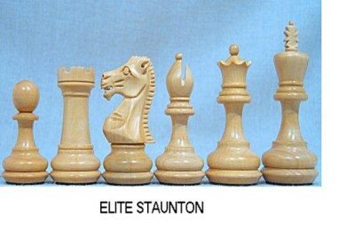 Elite Staunton 3.5\" Shisham Chess Pieces