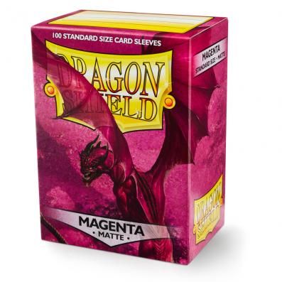 DRAGON SHIELD MATTTE MAGENTA 100-CT